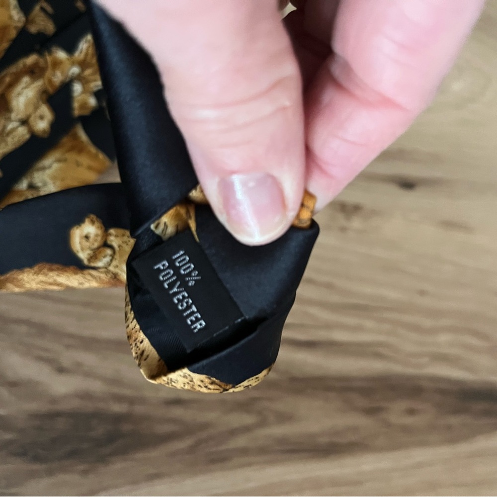 RALPH MARLIN DESIGN RETRIEVER CLUB NECKTIE GOLDEN RETRIEVERS - Picture 4 of 4